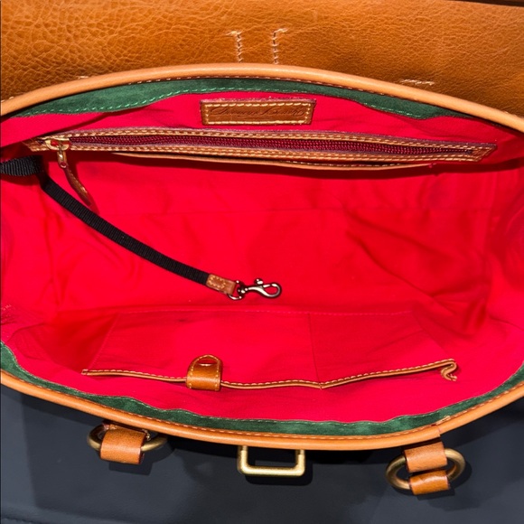 Dooney & Bourke Florentine Leather Tab Satchel - Picture 13 of 16